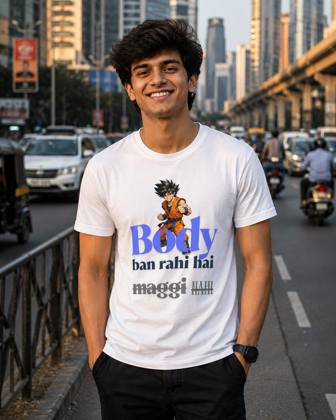Anime and Quote Crew T-Shirt