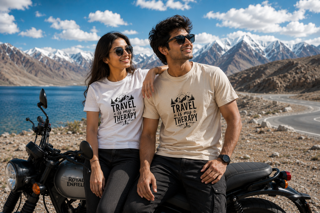 Travel is My Therapy - Unisex Standard Crew T-Shirt