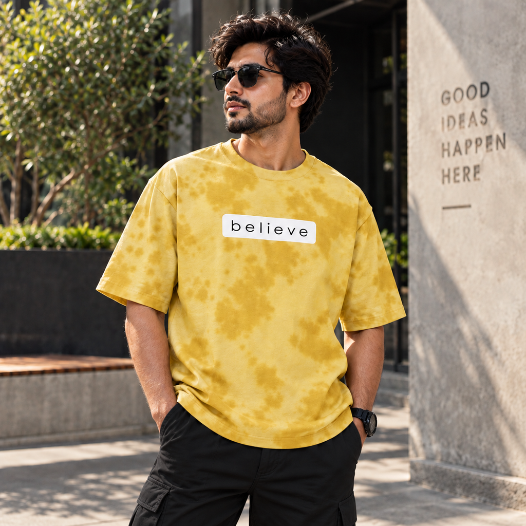 Tie-Dye Oversized Drop Tee - Unisex oversized Tee