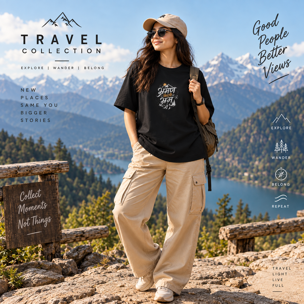 Unisex Oversized Standard Travel T-Shirt
